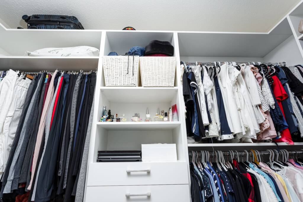walk-in closet and storage ideas