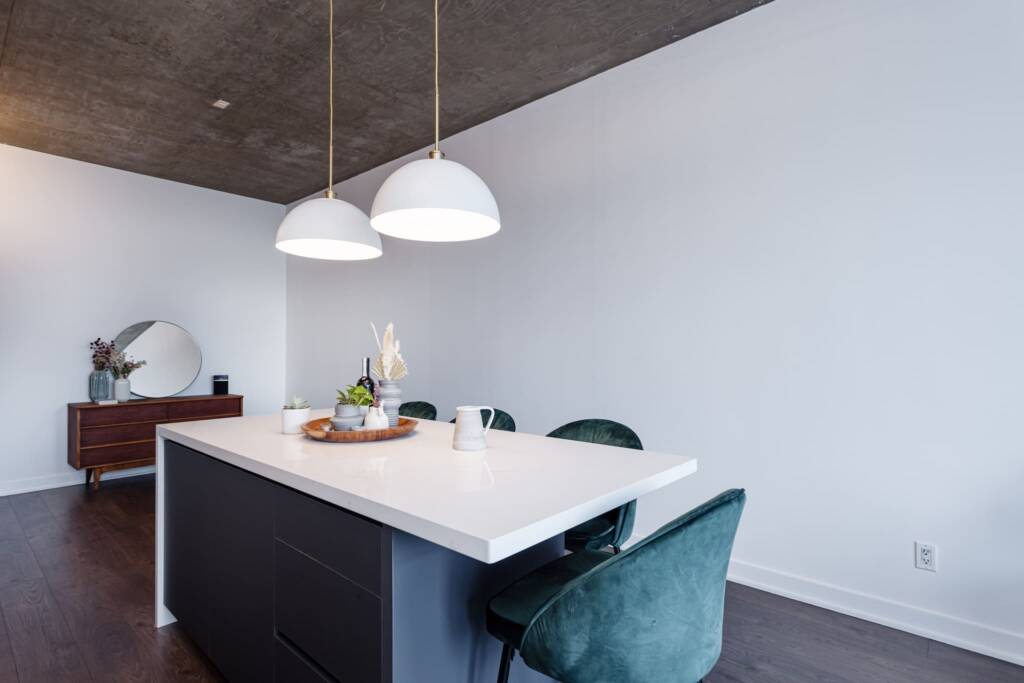 kitchen island table seating for condo remodeling